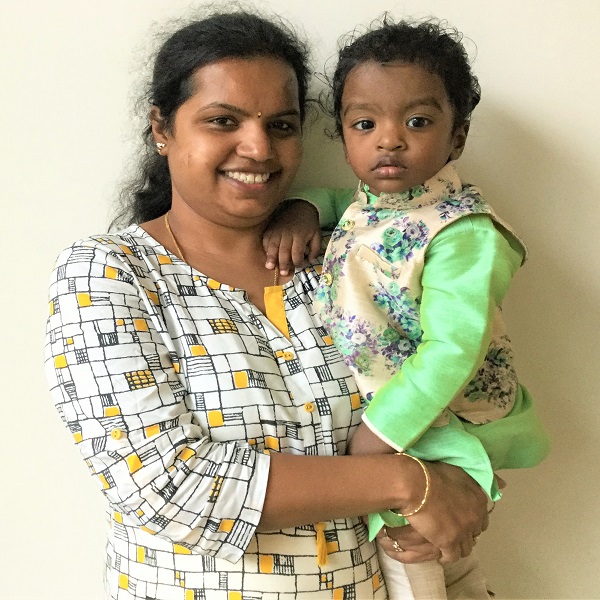 Swapna - Mother of Jathin Sai Chinni - Toddler Care